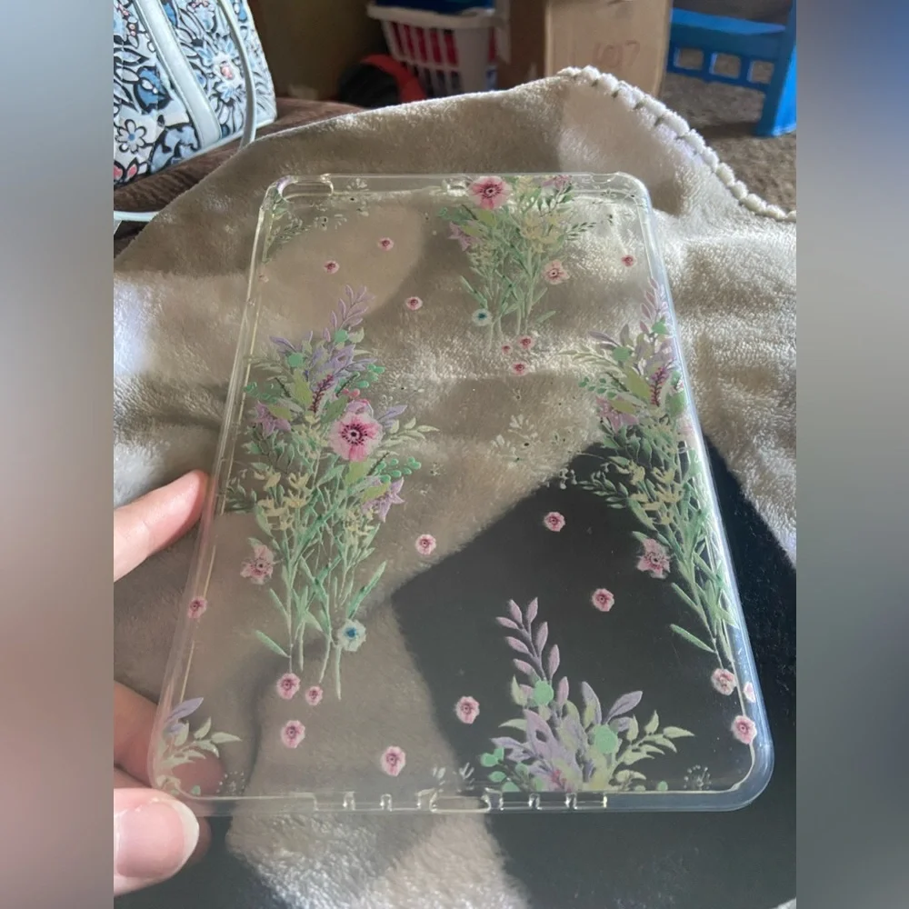 5/$10 | SHEIN | Flower Print Clear Case | Ipad Mini 4